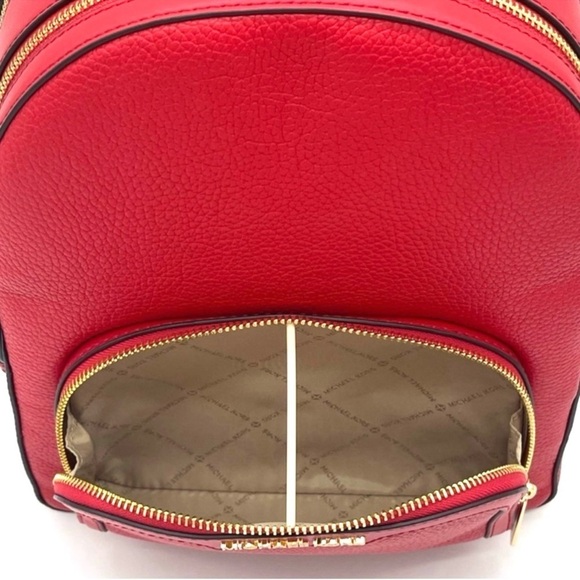Michael Kors Jaycee Medium Backpack Bright Red (NWT) - Picture 6 of 7